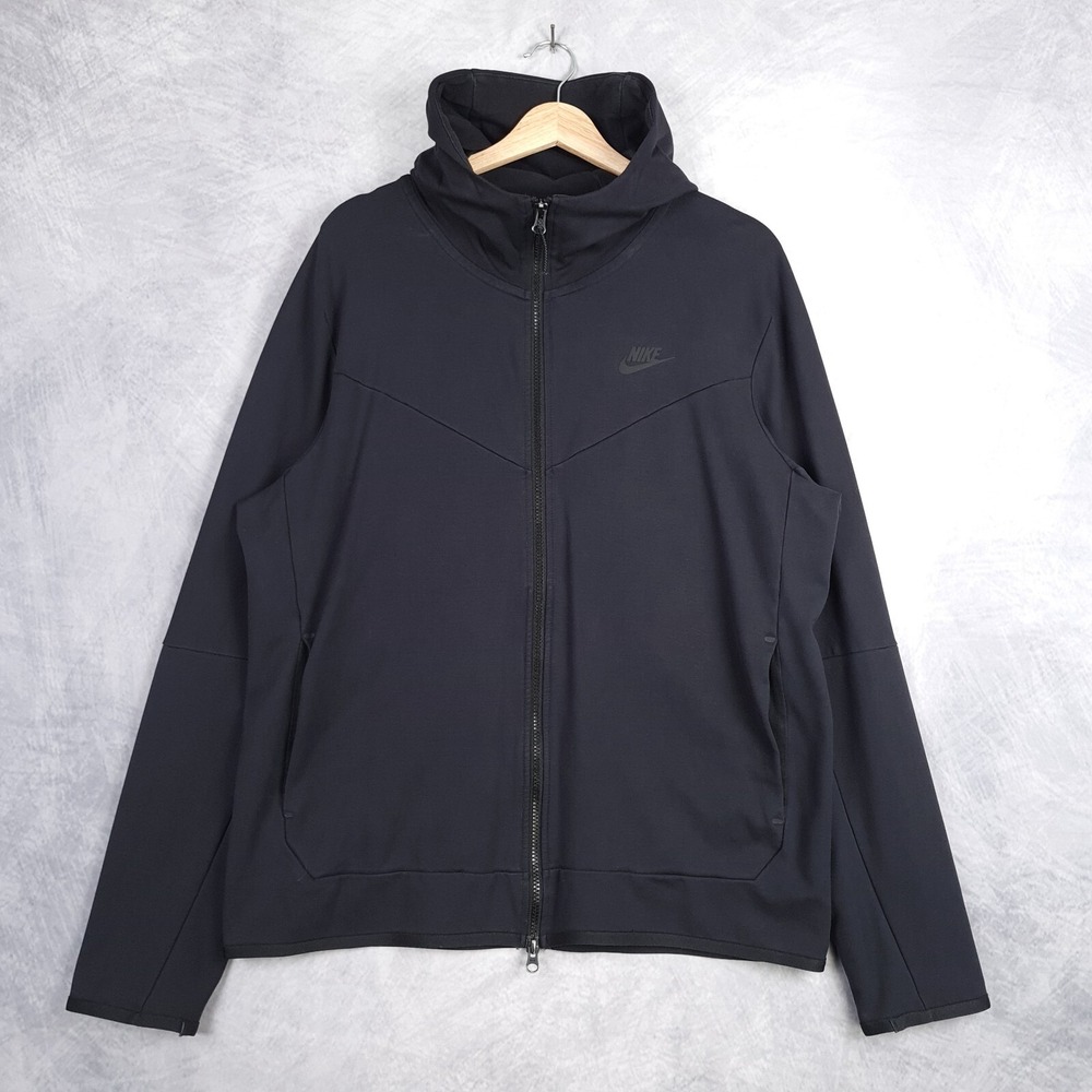 Nike Sportswear Tech Fleece Hoodie Mens Large Full Zip Lightweight Sweatshirt